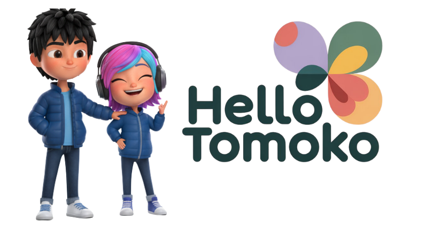 Hello Tomoko Logo